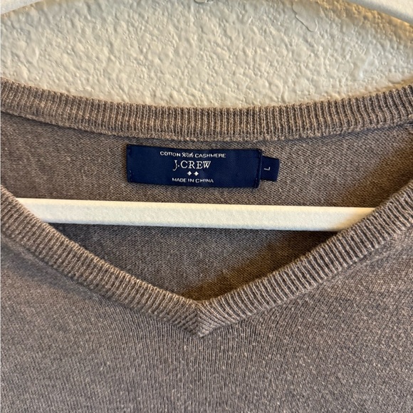 J. Crew Cotton and Cashmere Blend Sweater Oversized Minimalist Men's Large - Picture 4 of 8